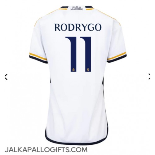 Real Madrid Rodrygo Goes #11 Kotipaita Naiset 2023-24 Lyhythihainen